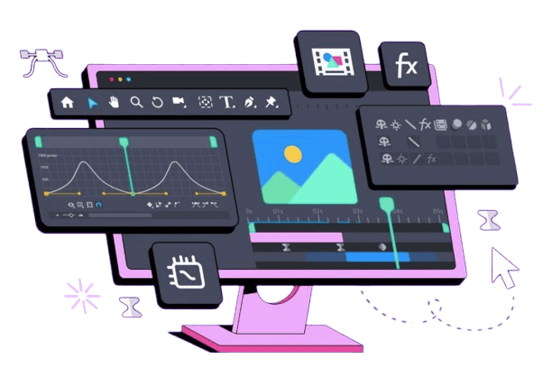 video editing academy in rohini